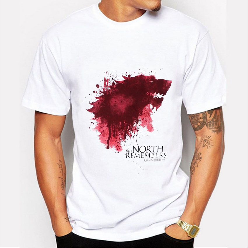 T-Shirt Game of Thrones &quot;The North Remember&quot; (Le Nord se rappelle) - /medias/155732823929.jpg