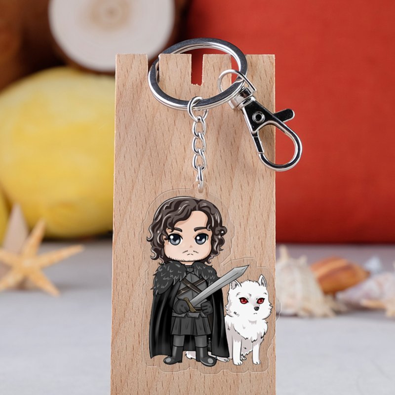 Porte-clés Game of Thrones - Maison Stark, Jon Snow, Daenerys Targaryen, Dragon et pleins d'autres - /medias/155784547156.jpg