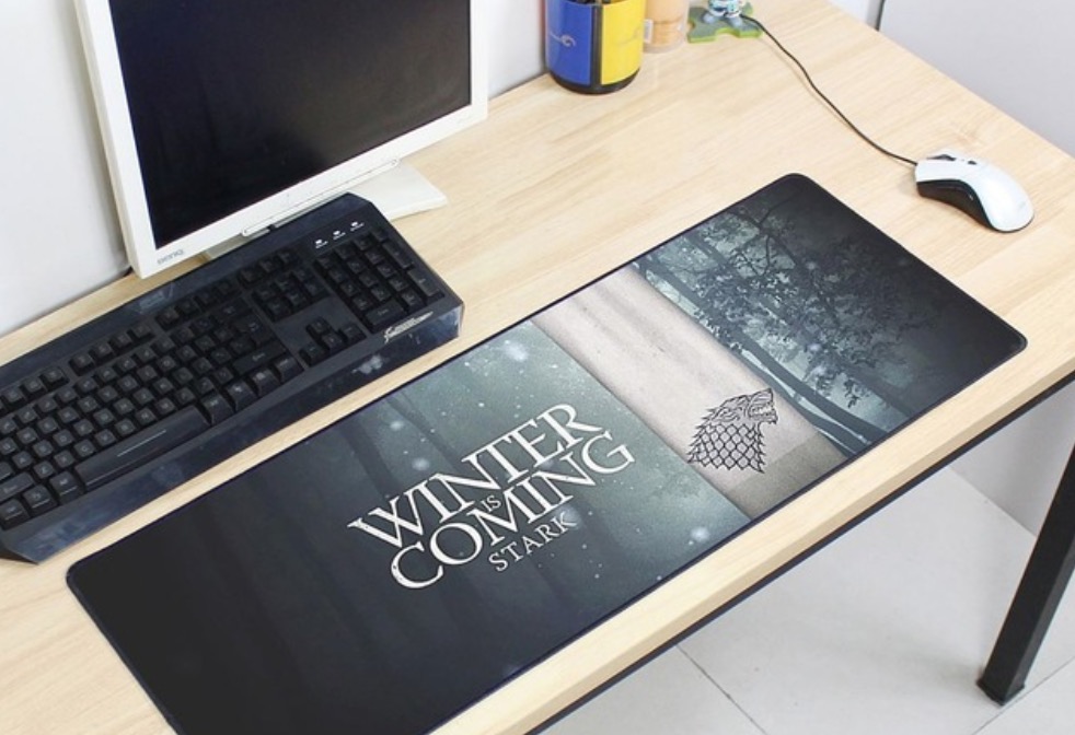 Tapis de souris Game of Thrones &quot;Winter is coming&quot; 80x30 cm - /medias/155825315231.jpg