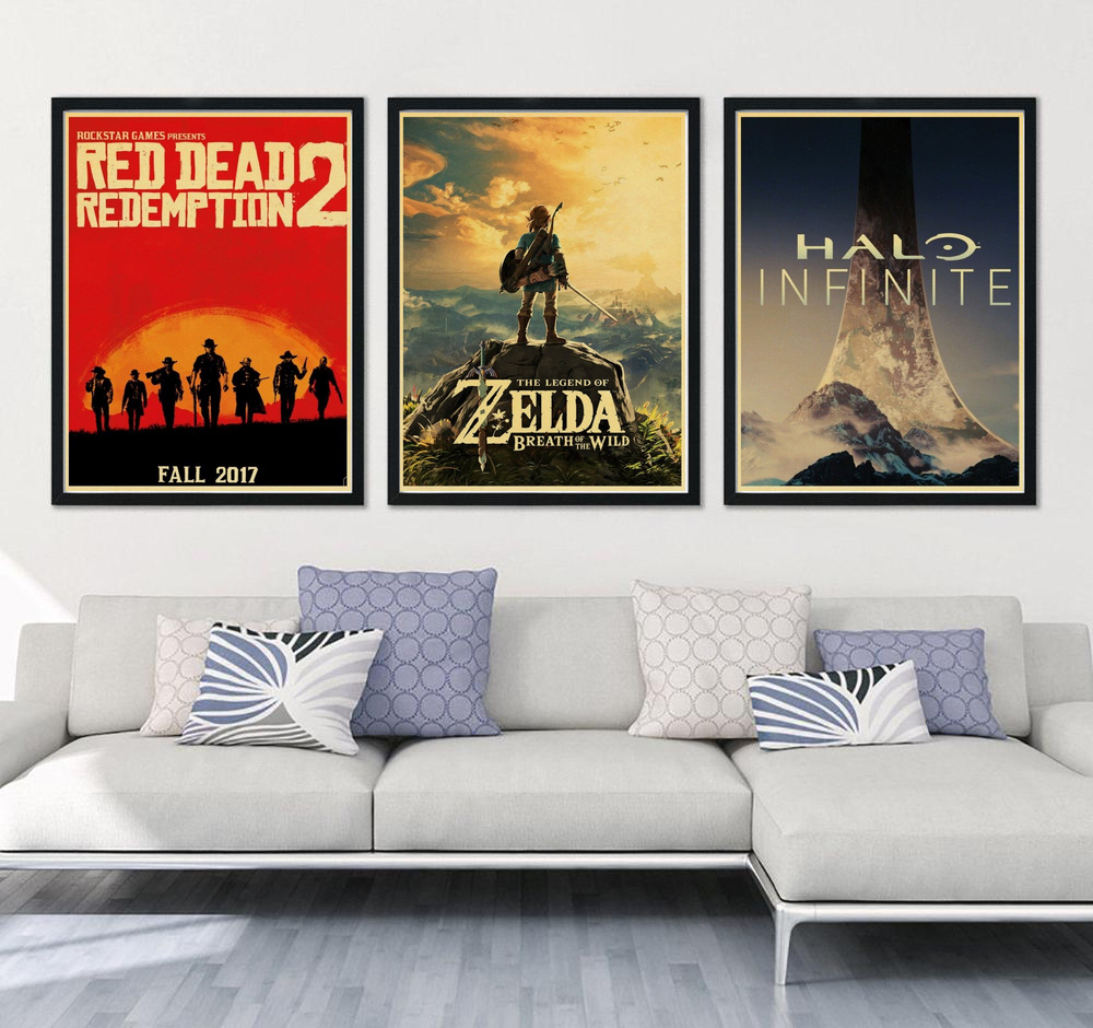 Poster Vintage jeux vidéo (les classiques) - /medias/15710052746.jpg