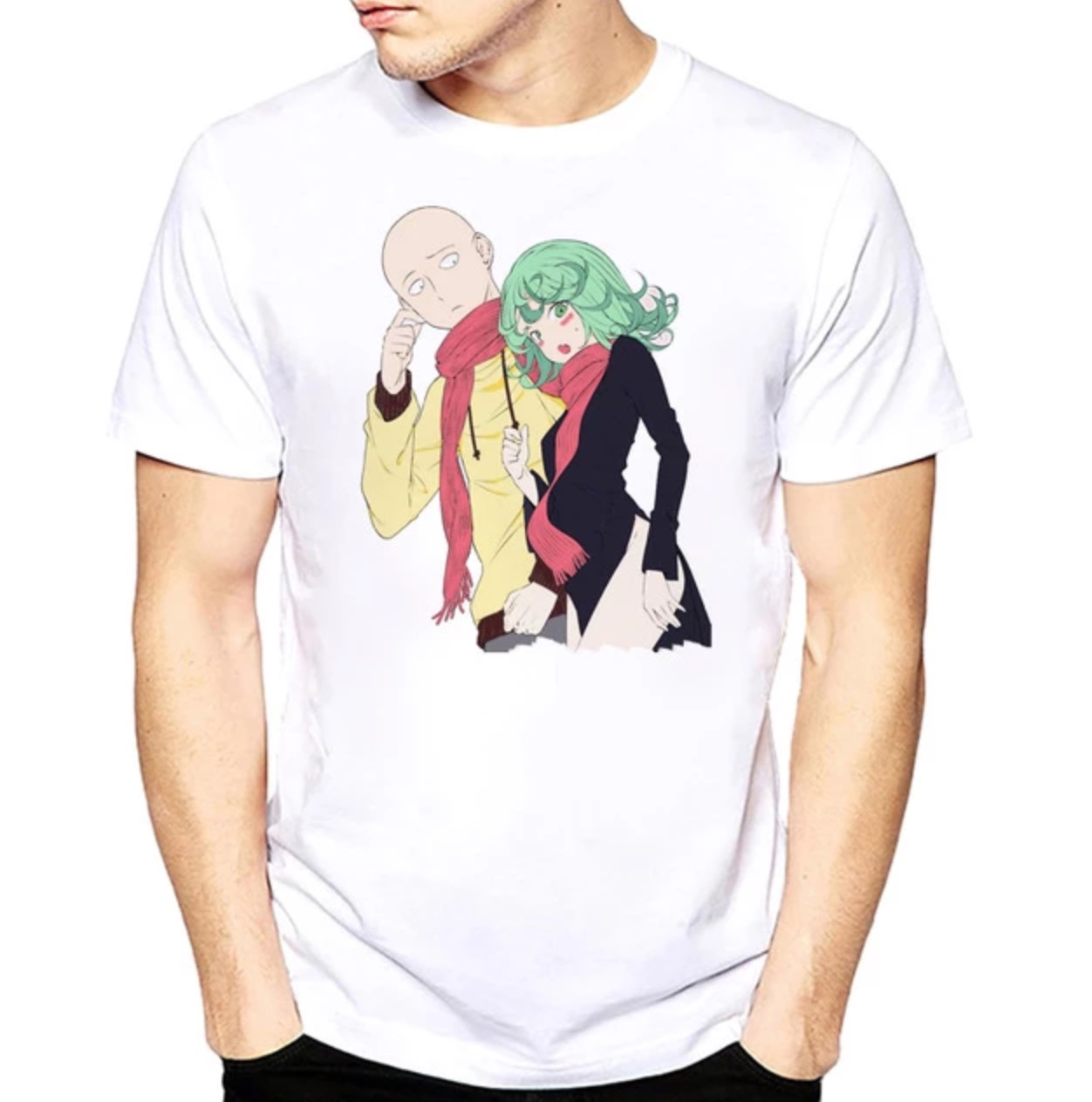 T-Shirt One Punch Man &quot;Saitama et Tatsumaki&quot; - /medias/157208714922.jpg