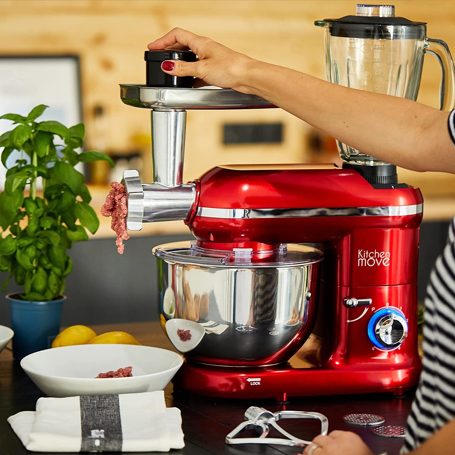 Robot pâtissier hachoir blender multi-fonctions DALLAS PRO (1500W bol 5.5L) - /medias/164009242938.jpg